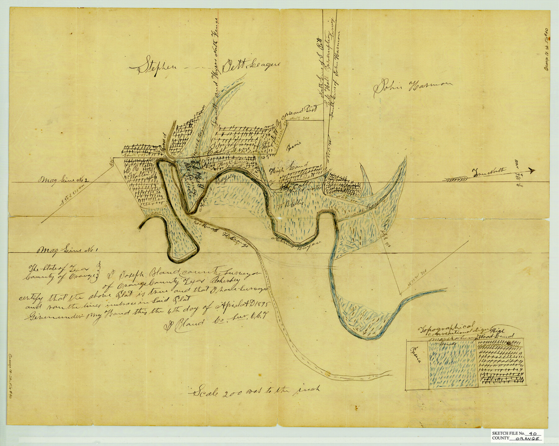 12128, Orange County Sketch File 40, General Map Collection