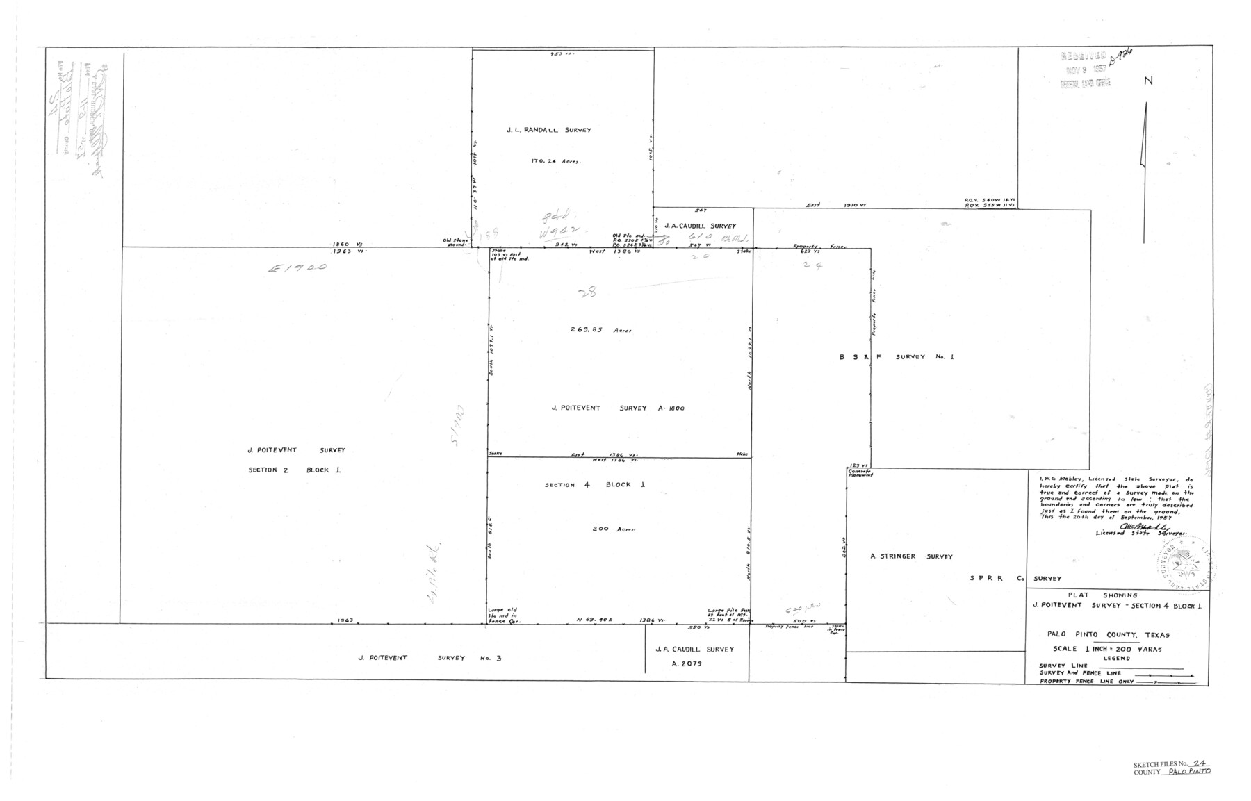 12136, Palo Pinto County Sketch File 24, General Map Collection