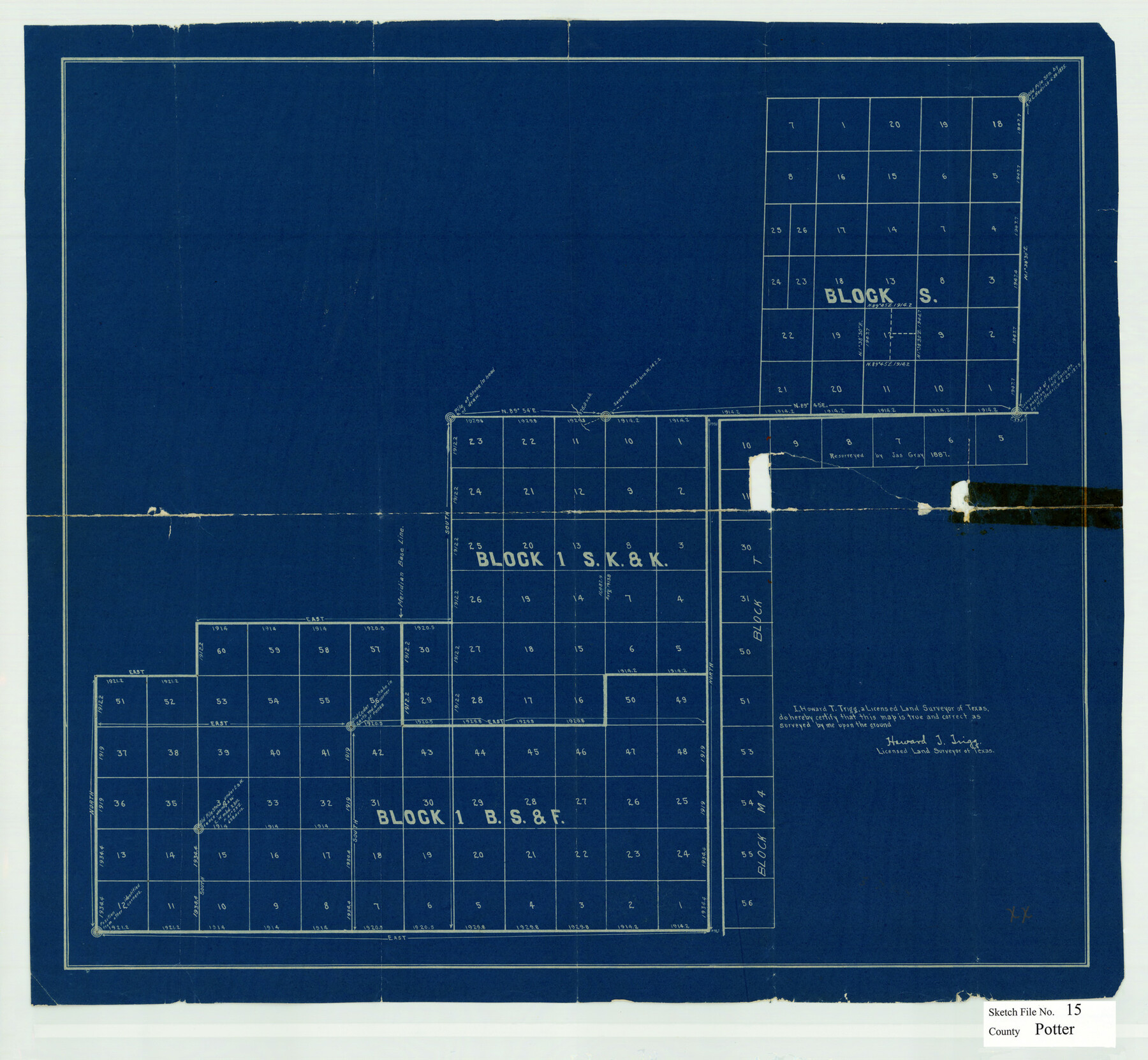 12201, Potter County Sketch File 15, General Map Collection