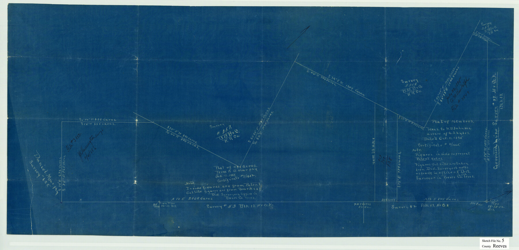 12241, Reeves County Sketch File 5, General Map Collection