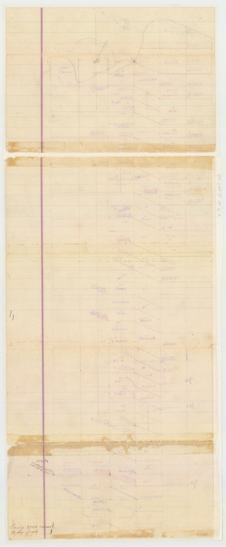 12290, San Saba County Sketch File 10, General Map Collection