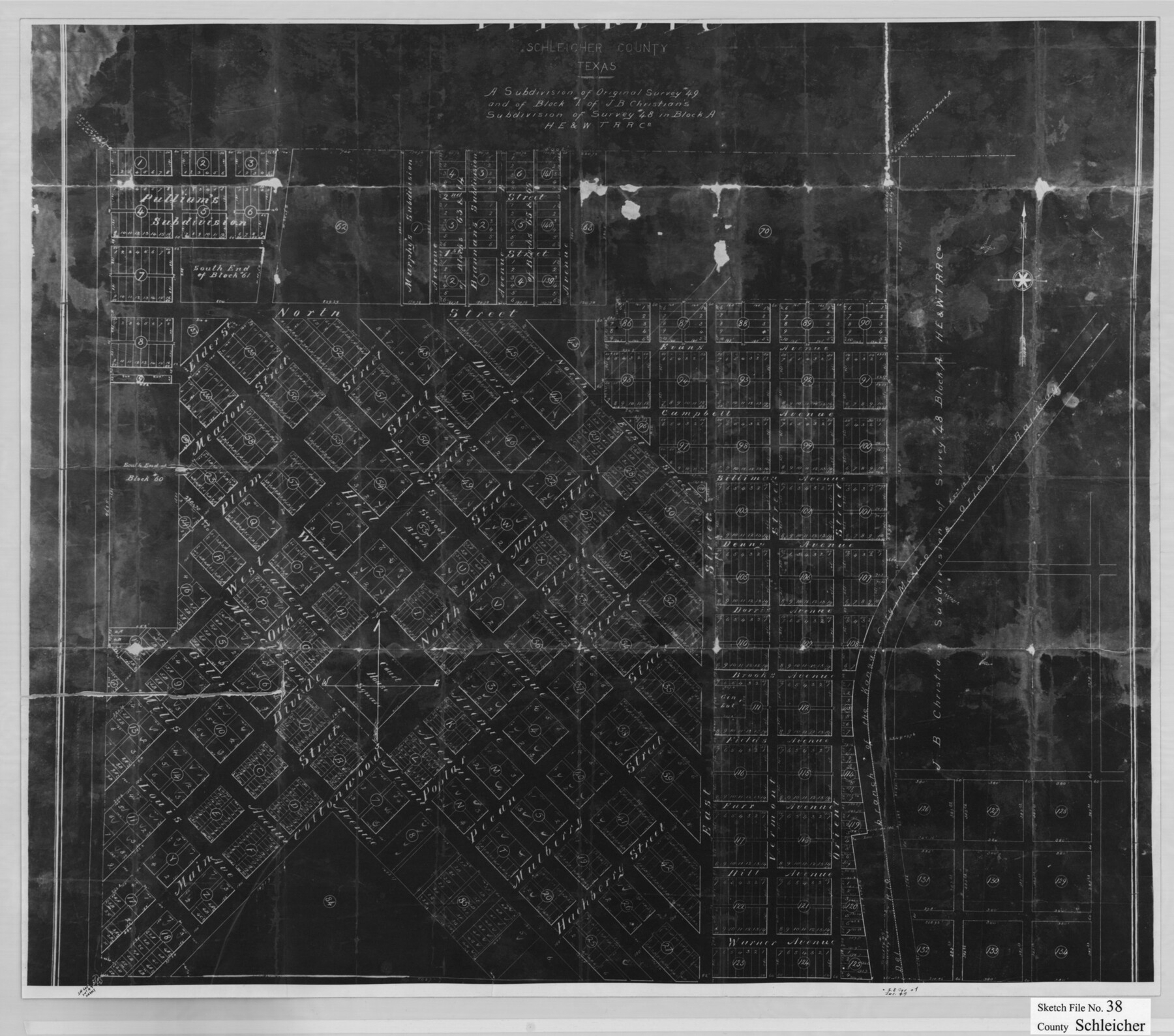 12311, Schleicher County Sketch File 38, General Map Collection