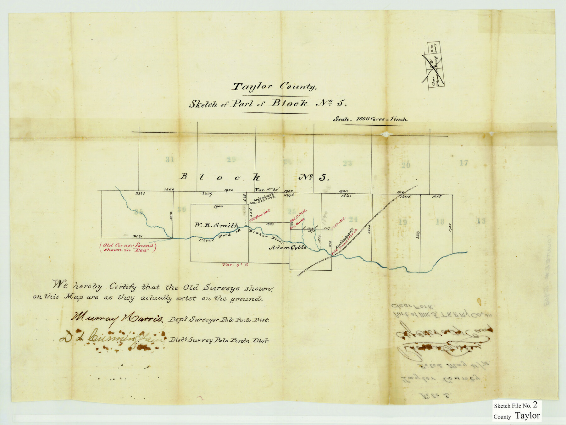 12408, Taylor County Sketch File 2, General Map Collection