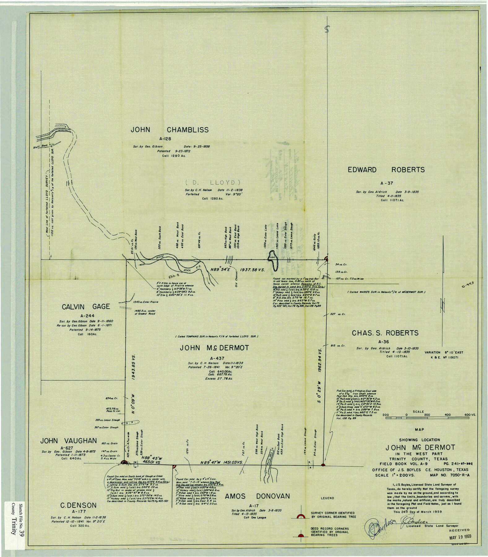 12493, Trinity County Sketch File 39, General Map Collection