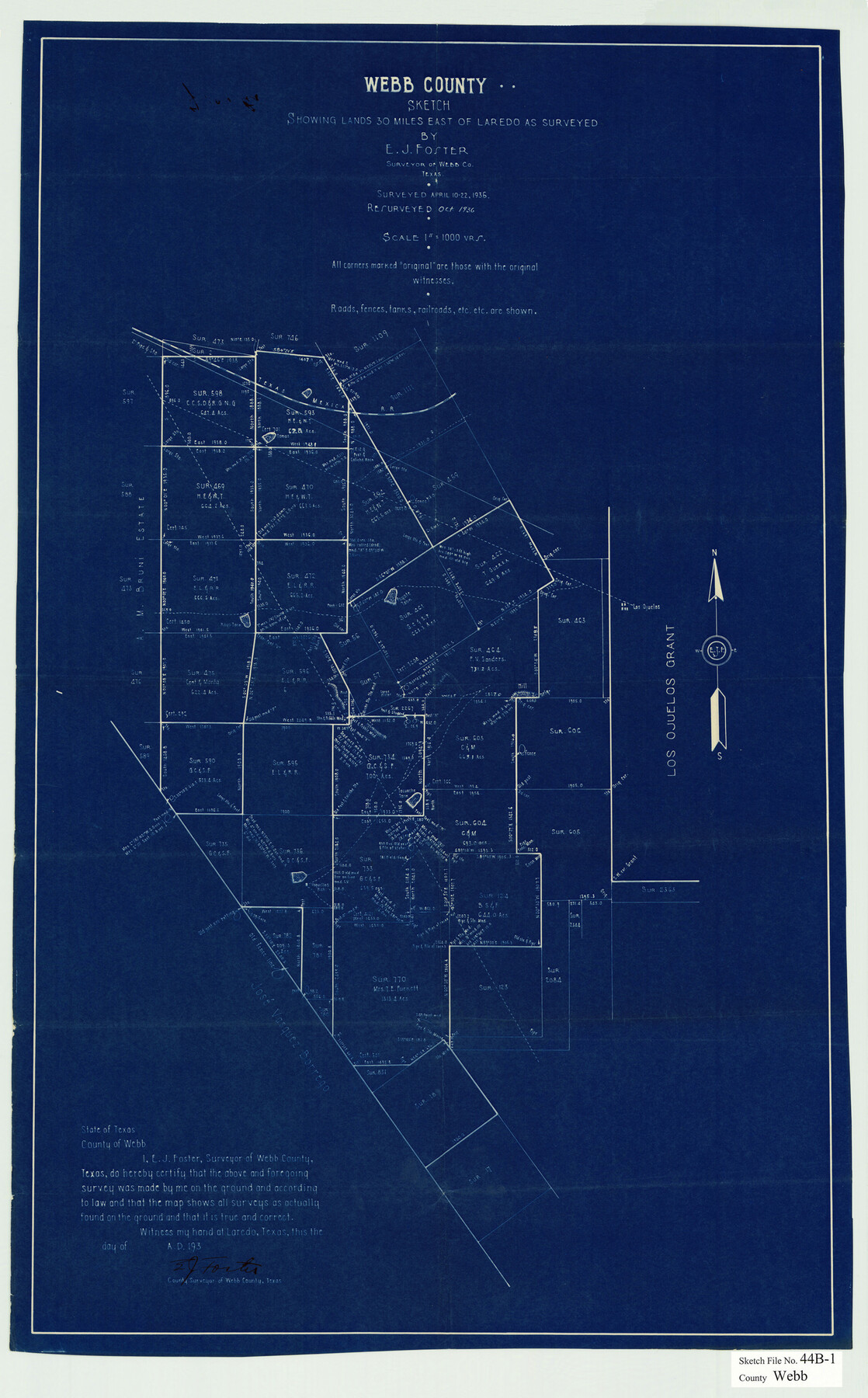 12641, Webb County Sketch File 44b-1, General Map Collection