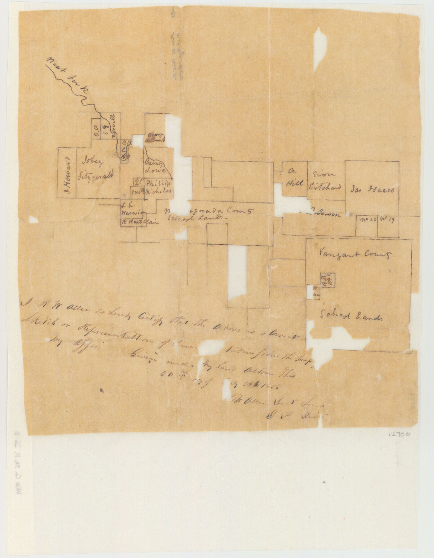 12700, Wise County Sketch File 26b, General Map Collection