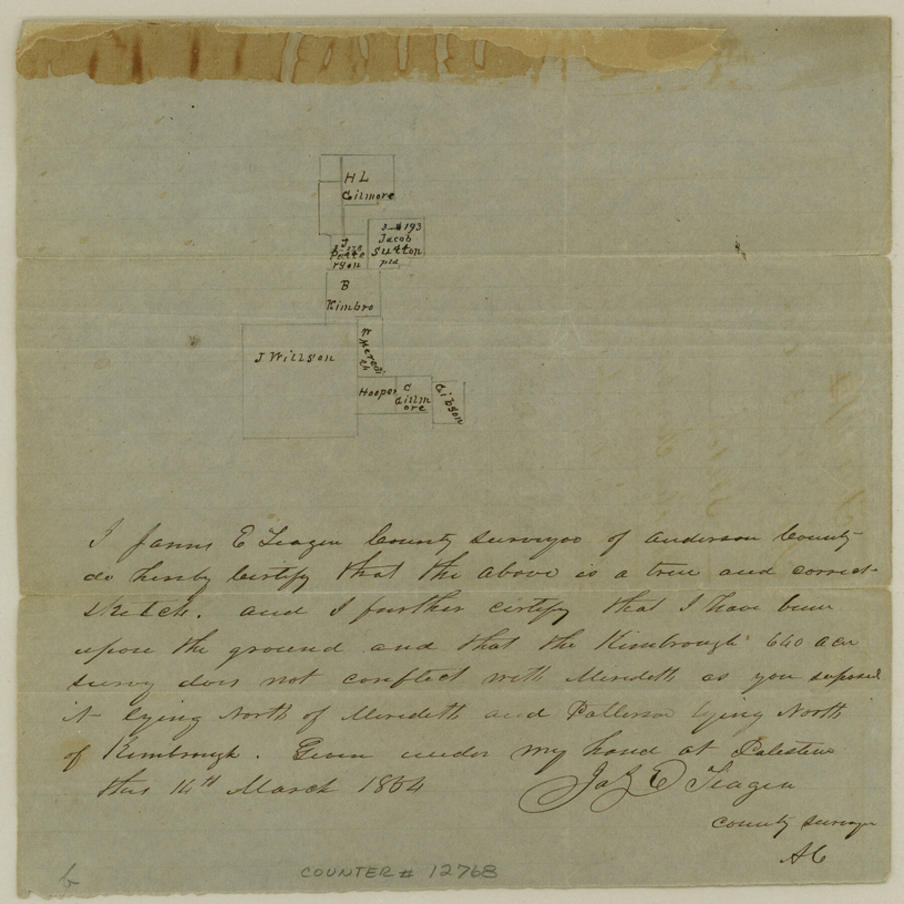 12768, Anderson County Sketch File 11a, General Map Collection