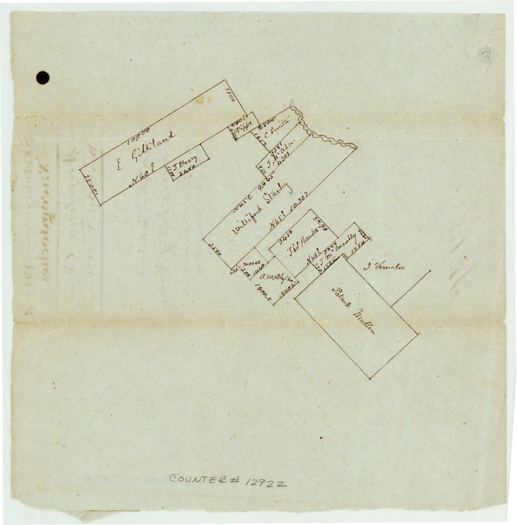 12922, Angelina County Sketch File 3, General Map Collection