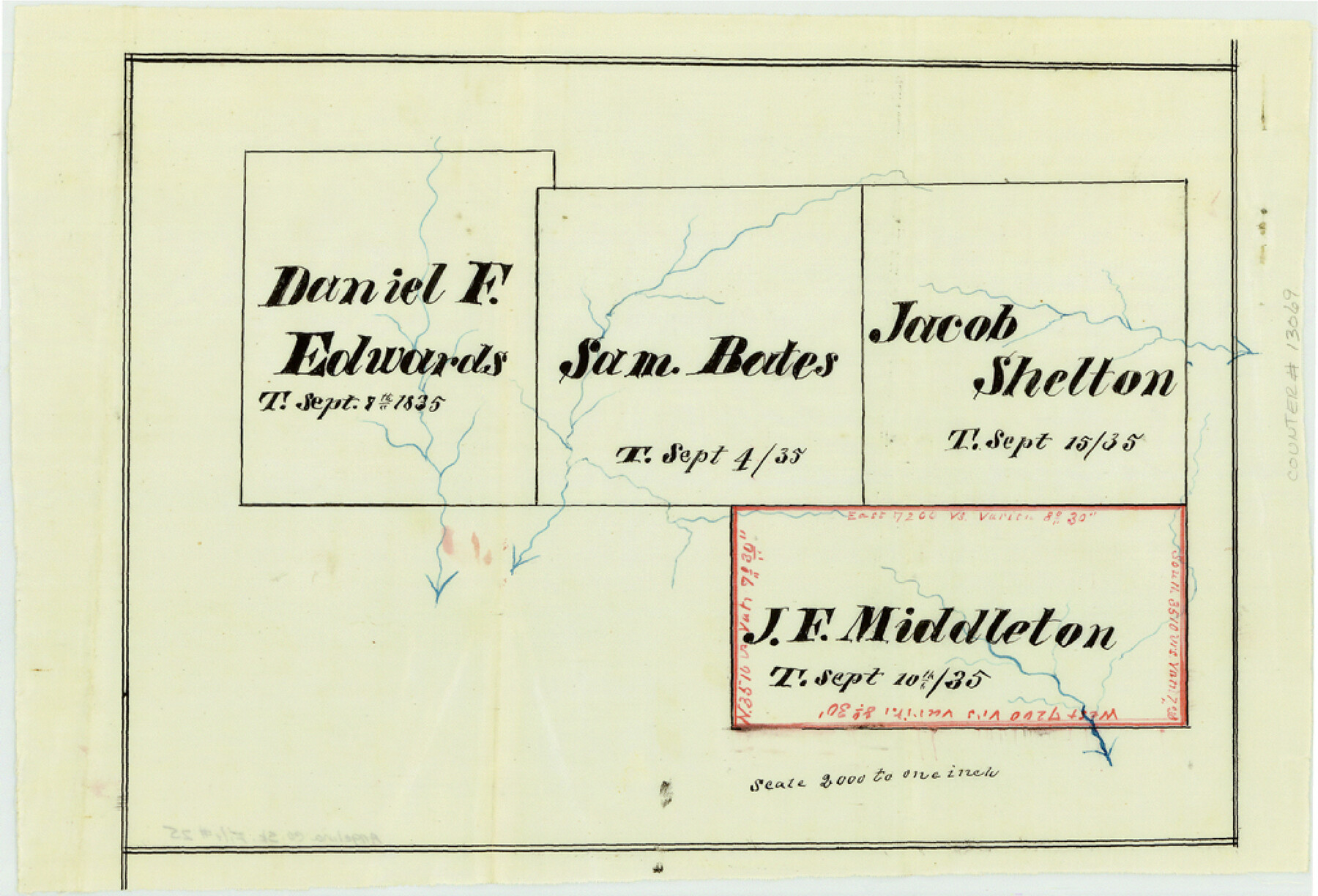 13069, Angelina County Sketch File 25, General Map Collection