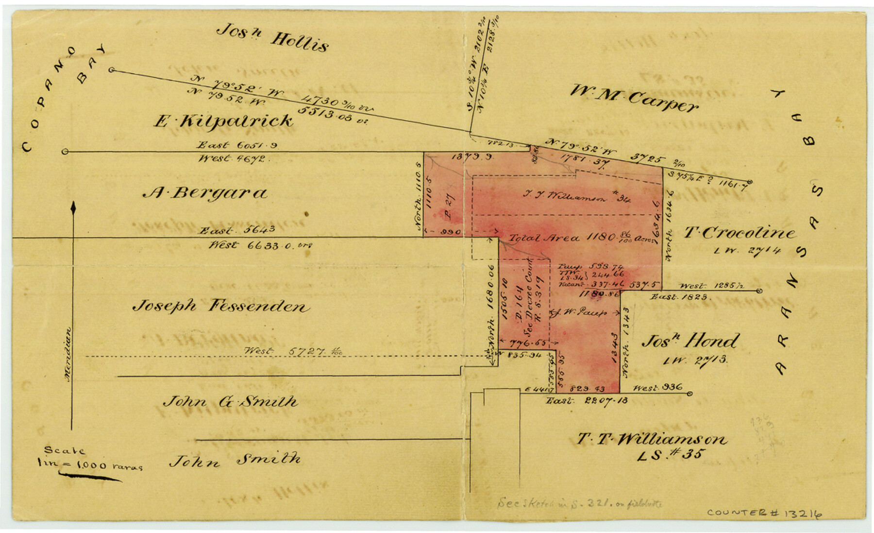 13216, Aransas County Sketch File B, General Map Collection