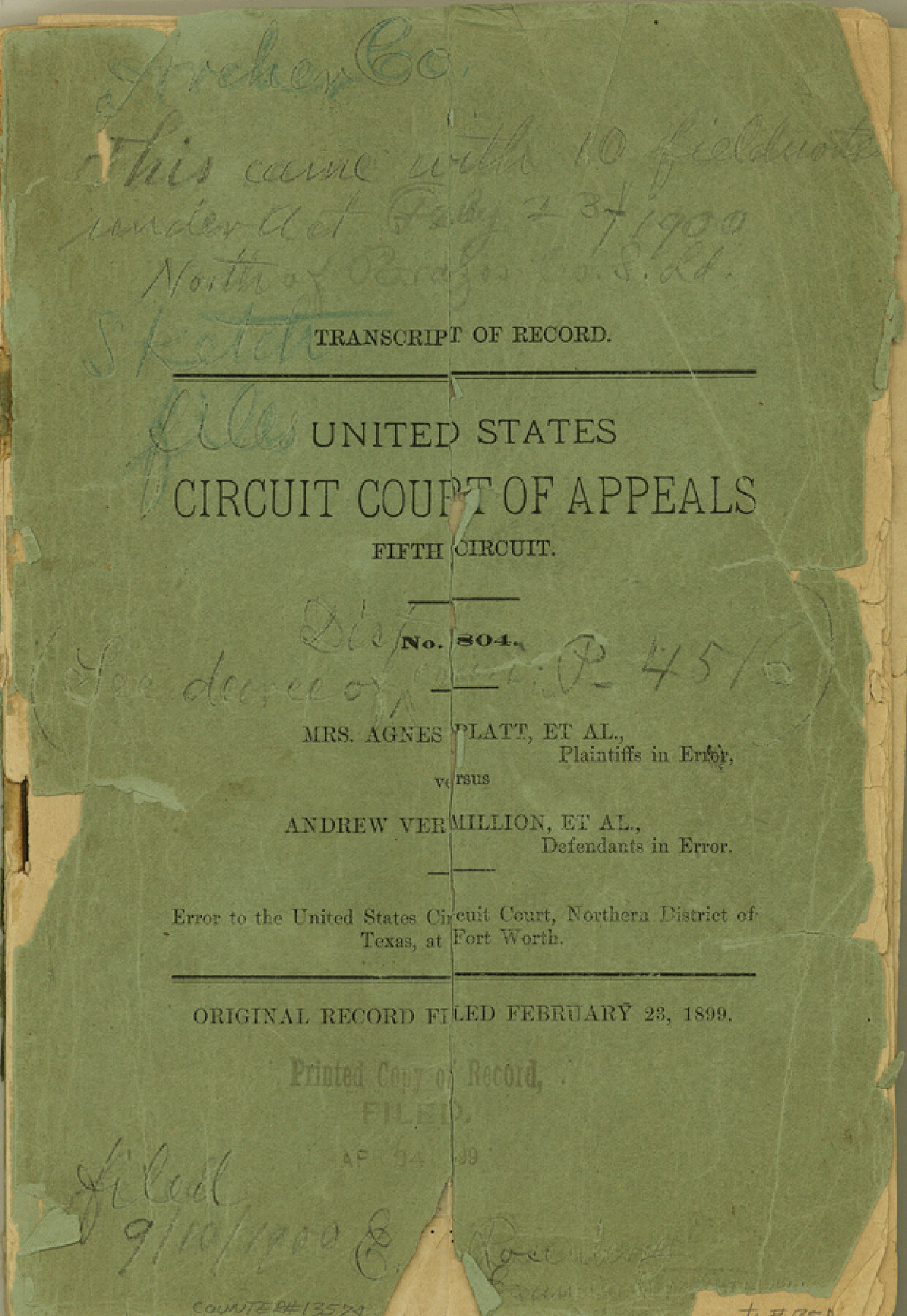 13574, Archer County Sketch File C, General Map Collection