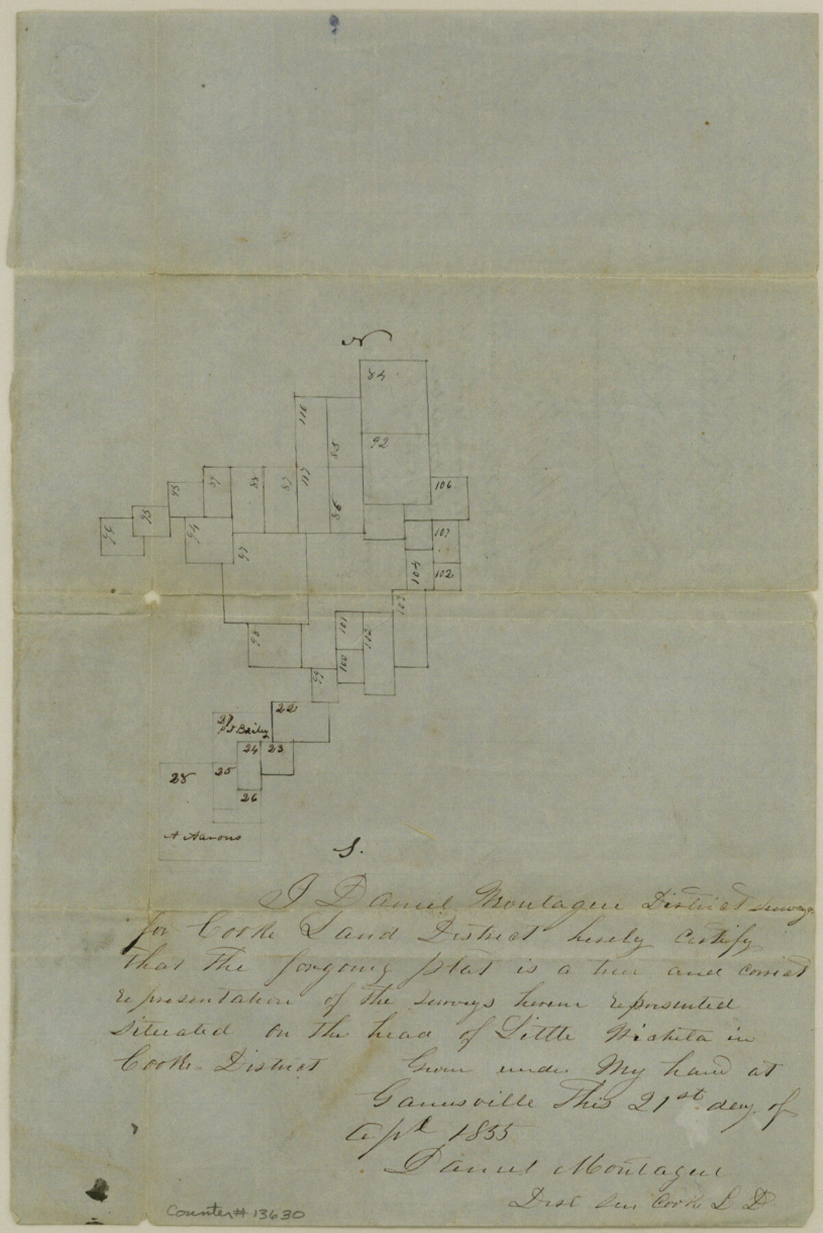 13630, Archer County Sketch File 4, General Map Collection