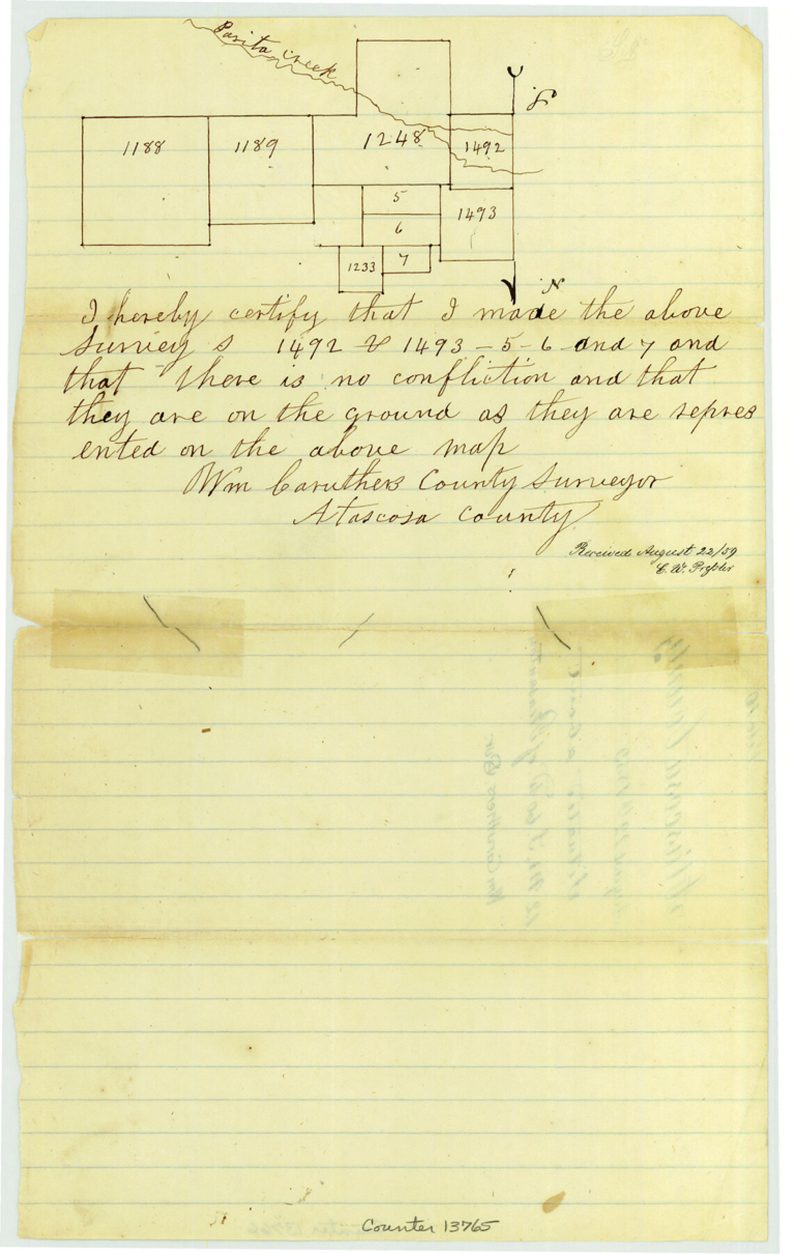 13765, Atascosa County Sketch File 10, General Map Collection