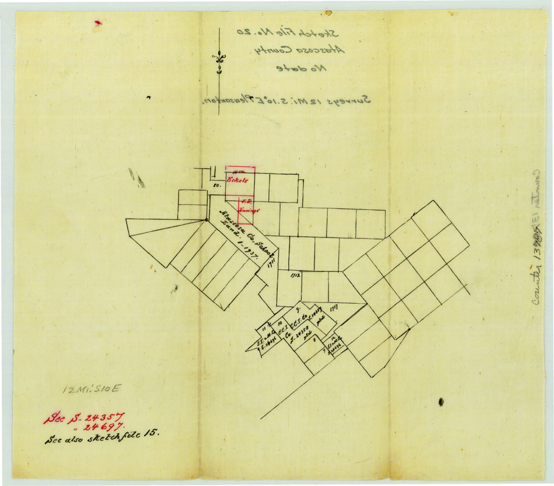 13787, Atascosa County Sketch File 20, General Map Collection