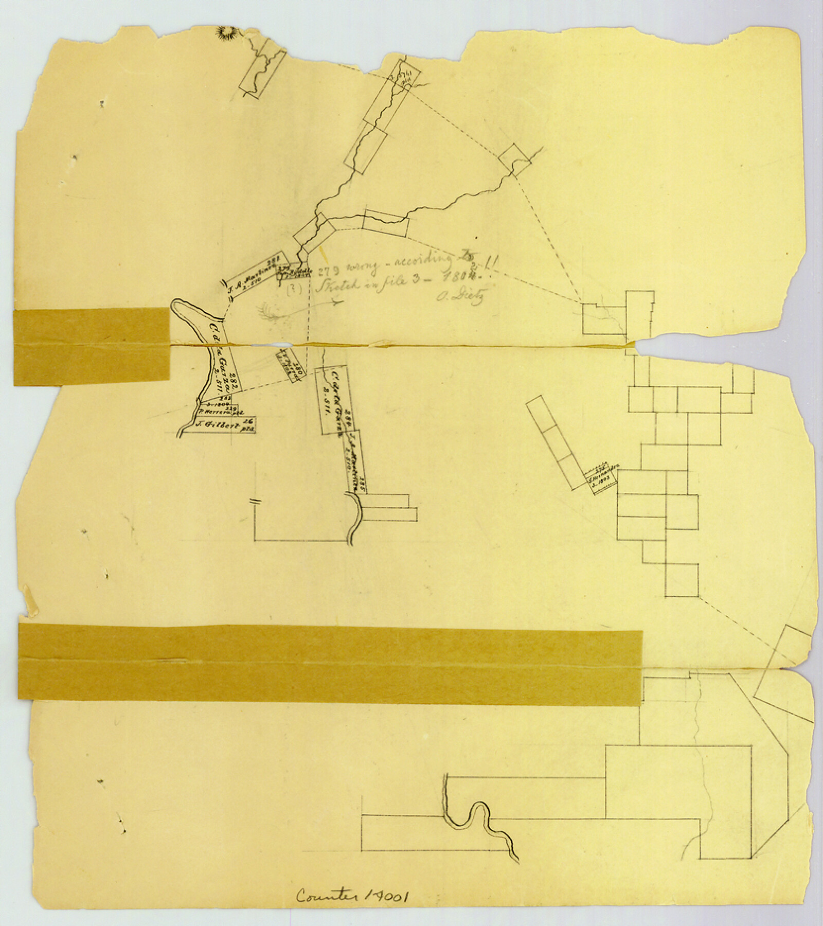 14001, Bandera County Sketch File 4, General Map Collection