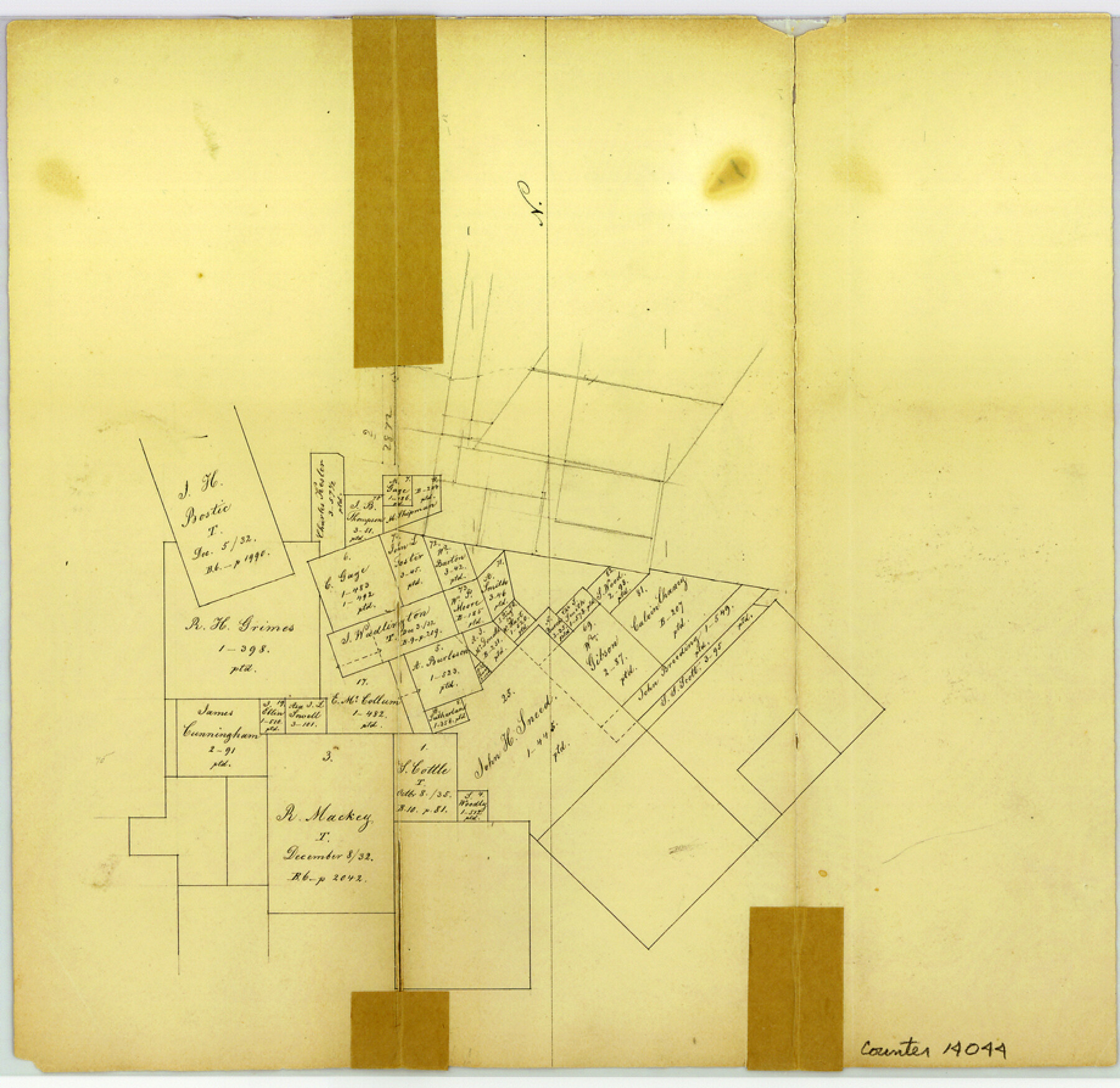 14044, Bastrop County Sketch File 3, General Map Collection