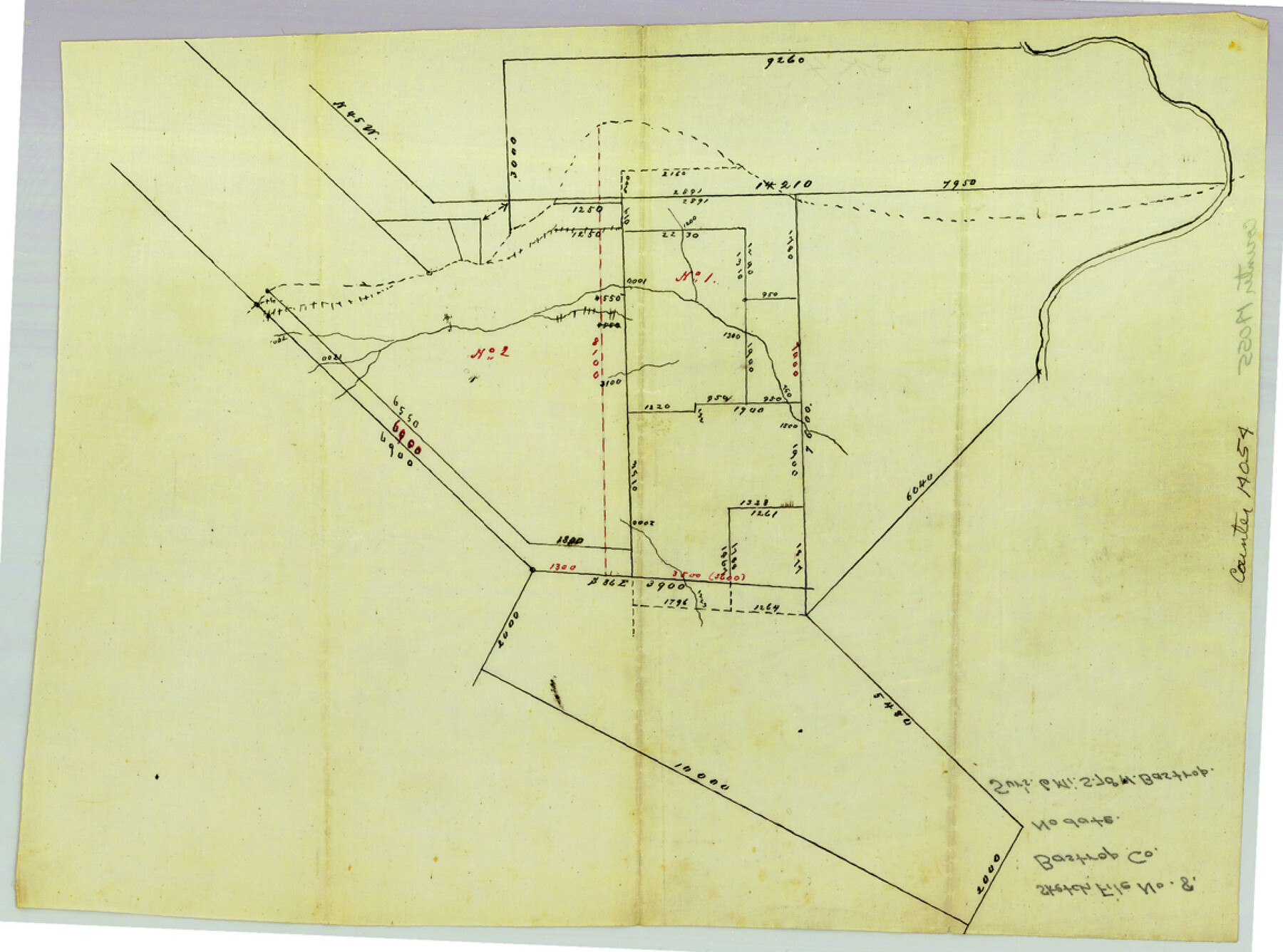 14054, Bastrop County Sketch File 8, General Map Collection