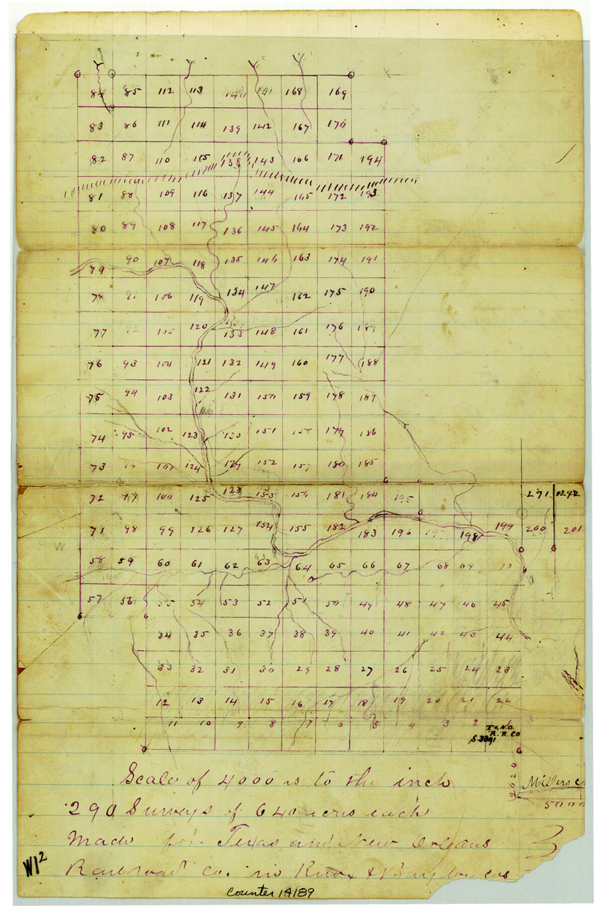 14189, Baylor County Sketch File 17, General Map Collection