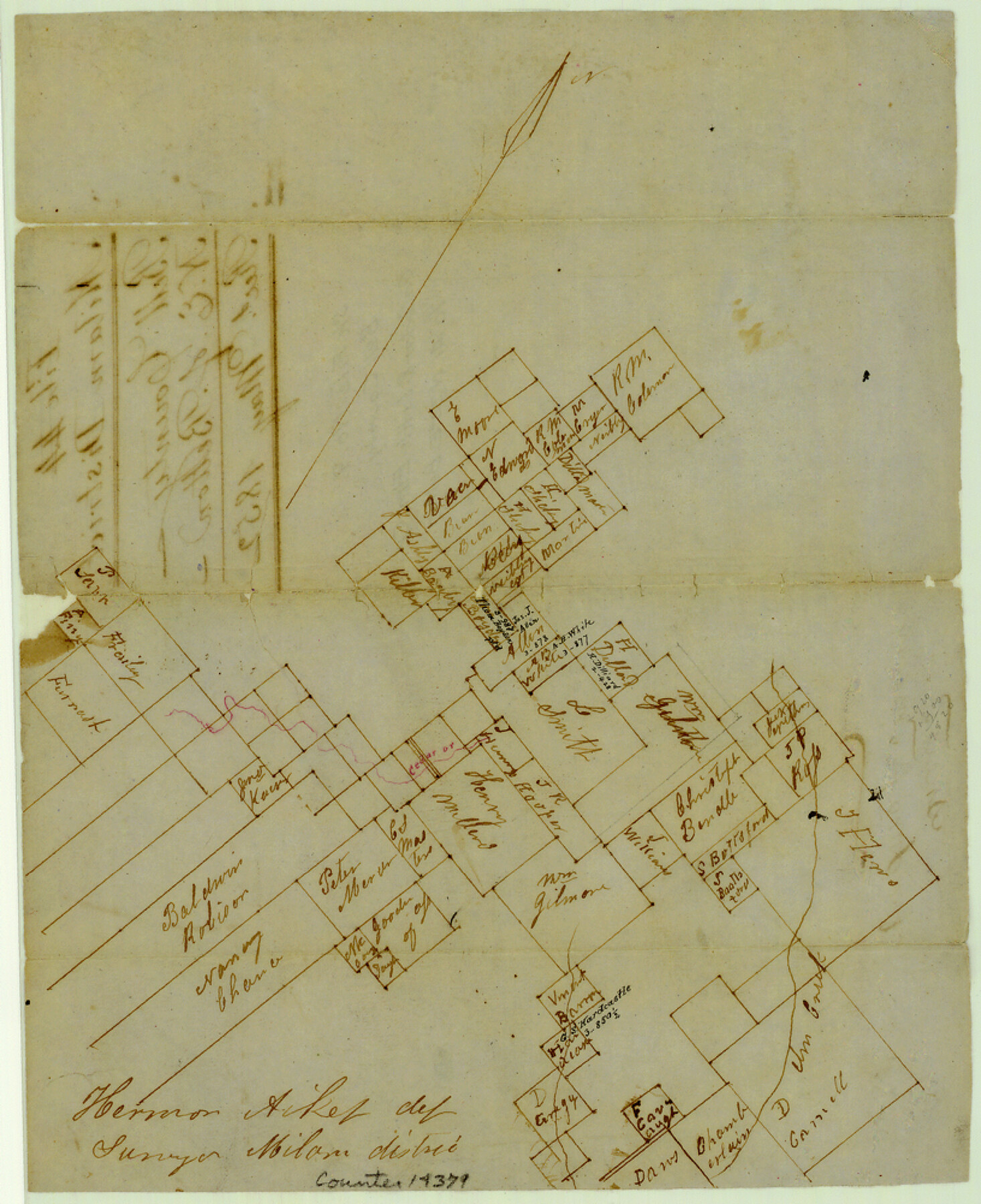 14379, Bell County Sketch File 9, General Map Collection