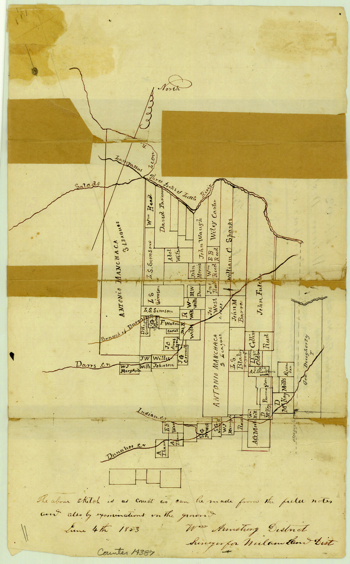 14387, Bell County Sketch File 12a, General Map Collection