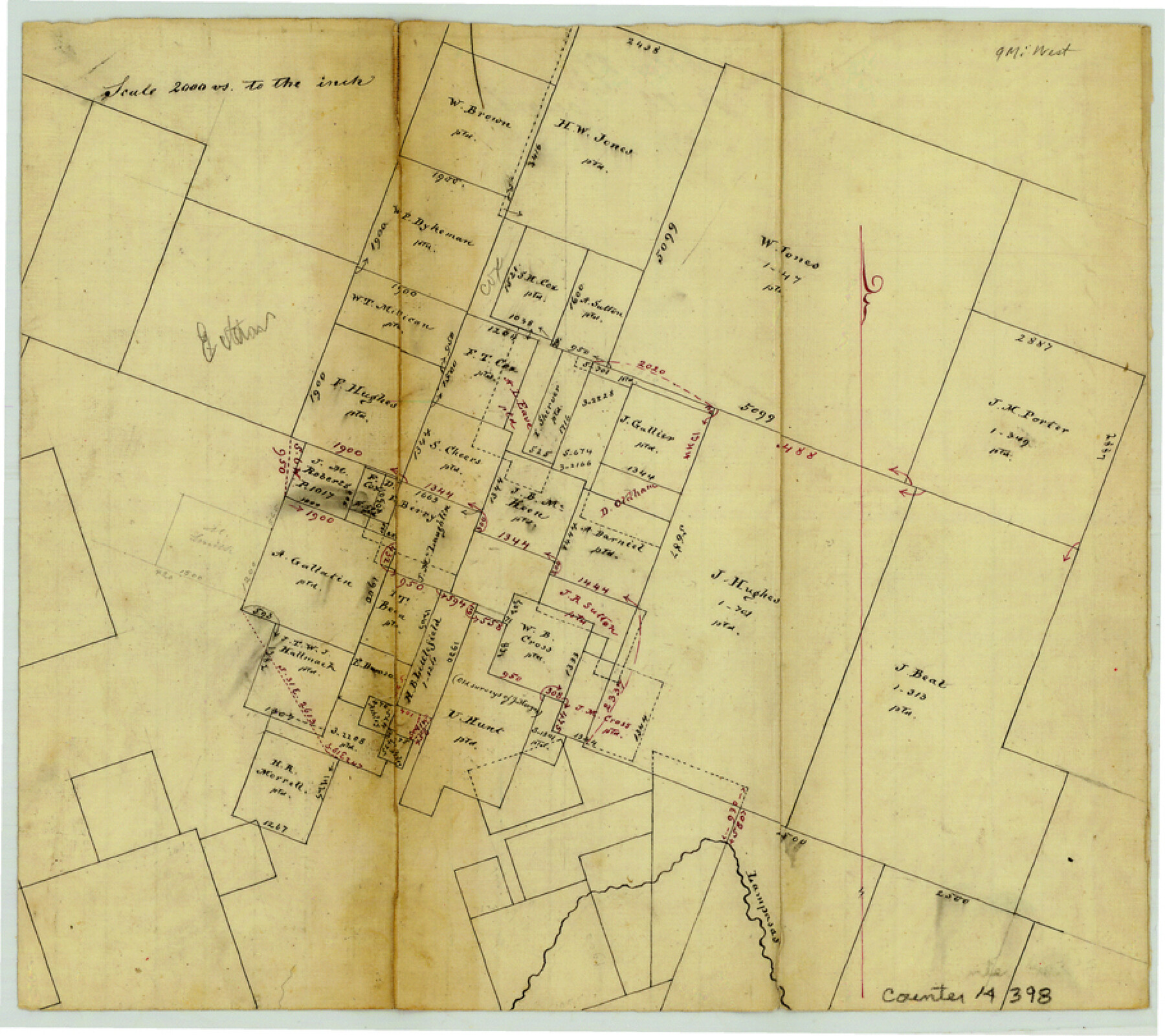 14398, Bell County Sketch File 17, General Map Collection