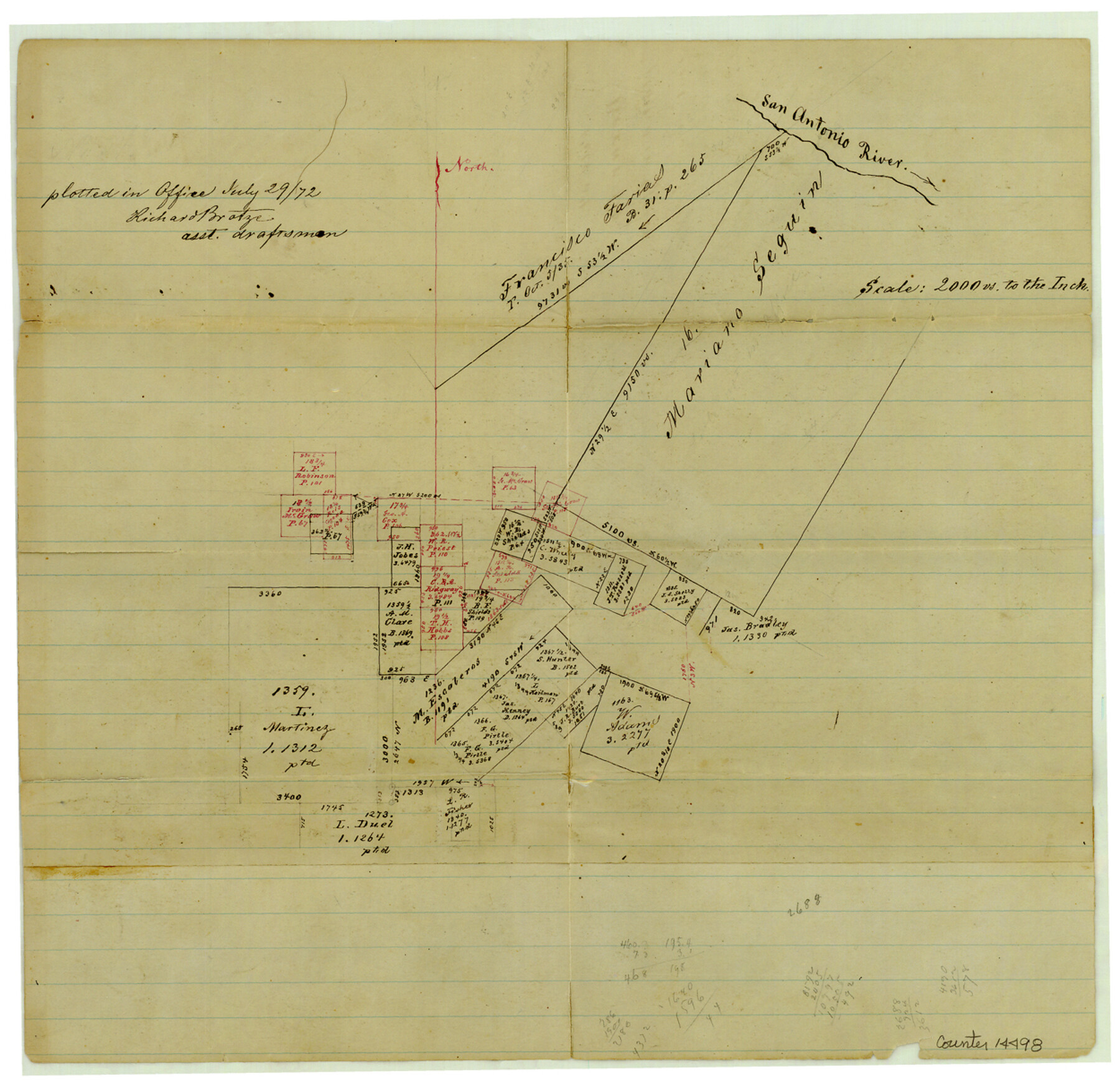 14498, Bexar County Sketch File 34, General Map Collection