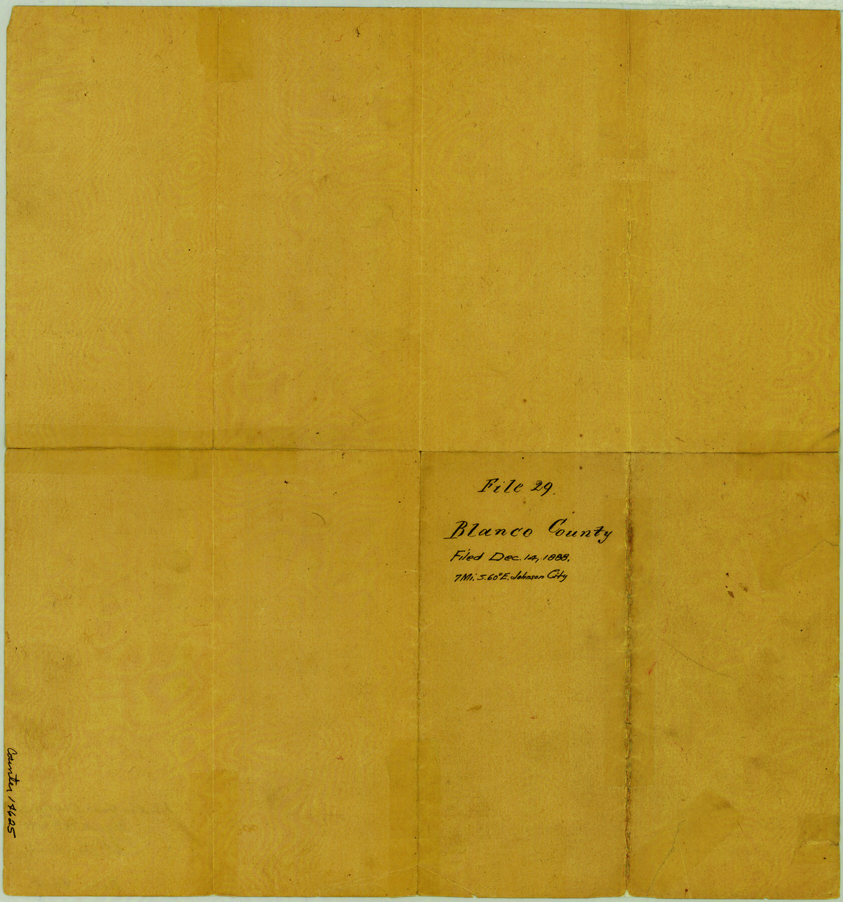 14625, Blanco County Sketch File 29, General Map Collection