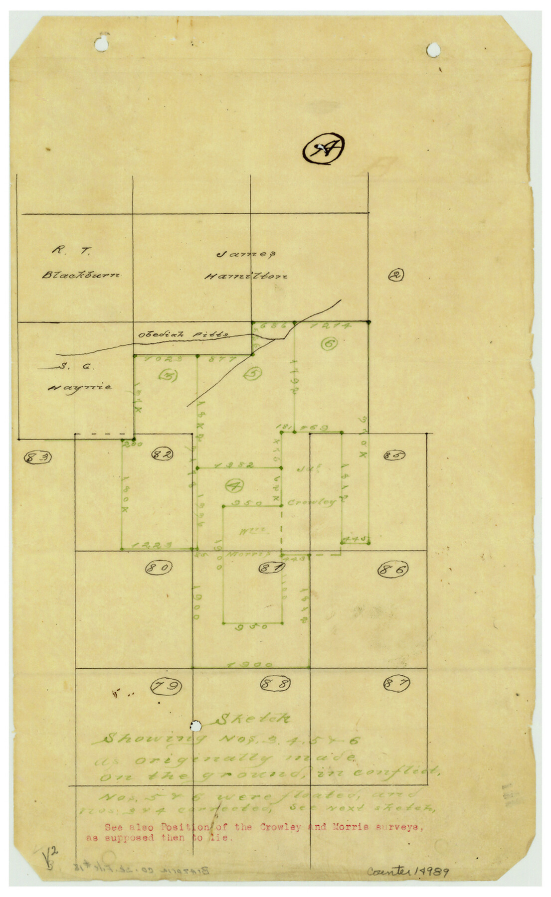 14989, Brazoria County Sketch File 18, General Map Collection