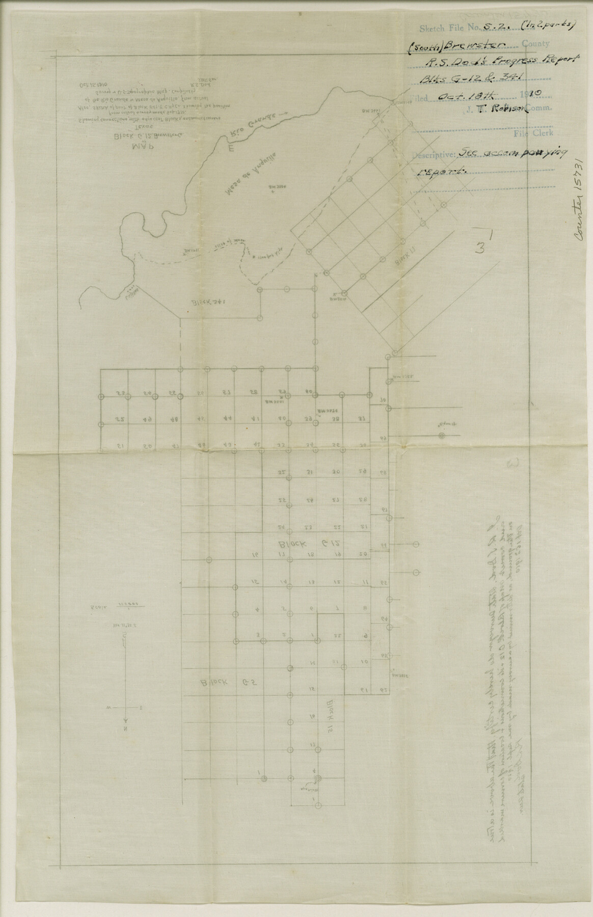 15731, Brewster County Sketch File S-2, General Map Collection