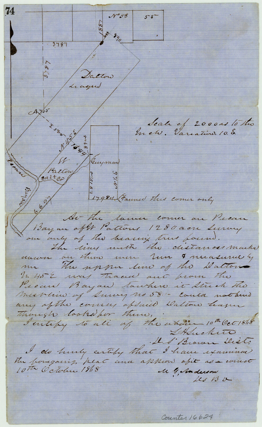 16624, Brown County Sketch File 27, General Map Collection