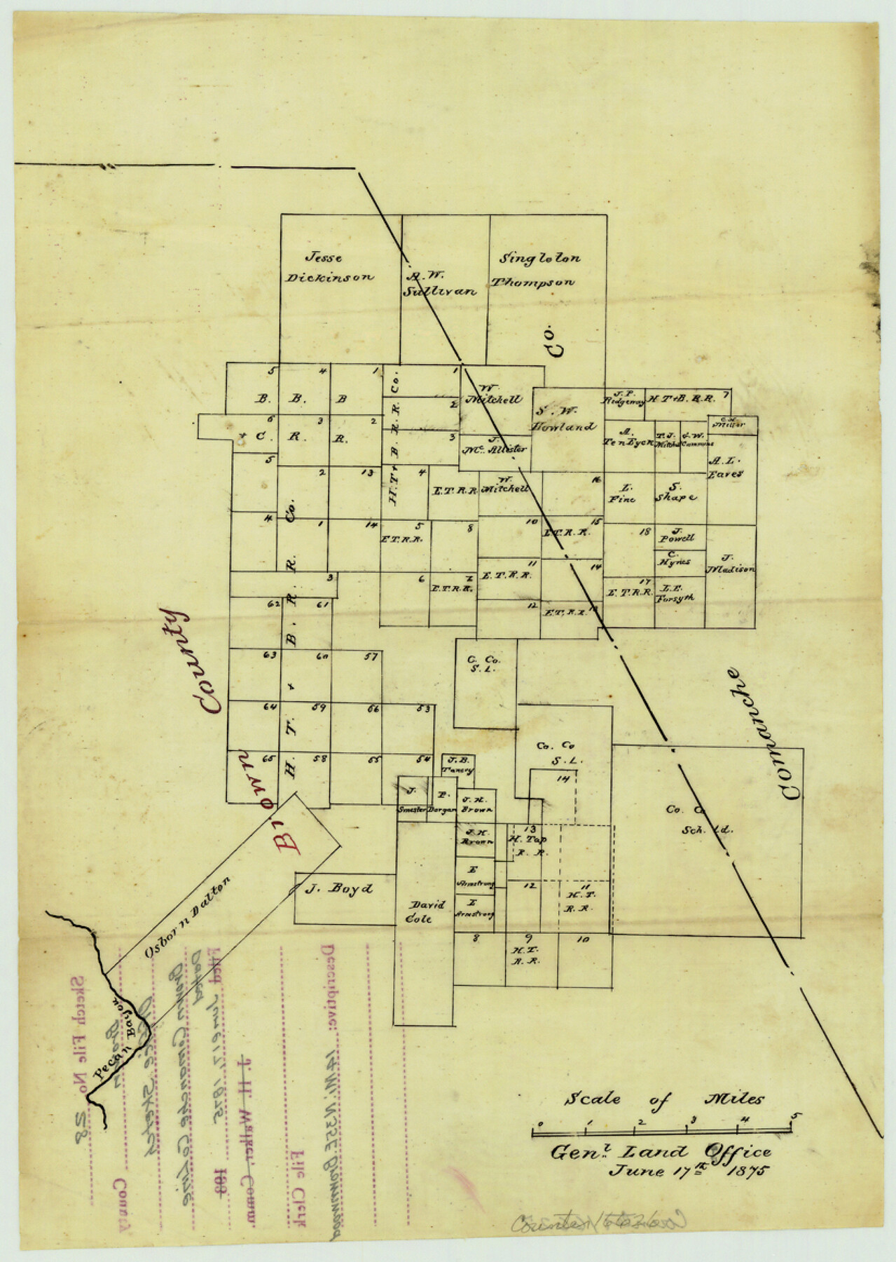 16626, Brown County Sketch File 28, General Map Collection