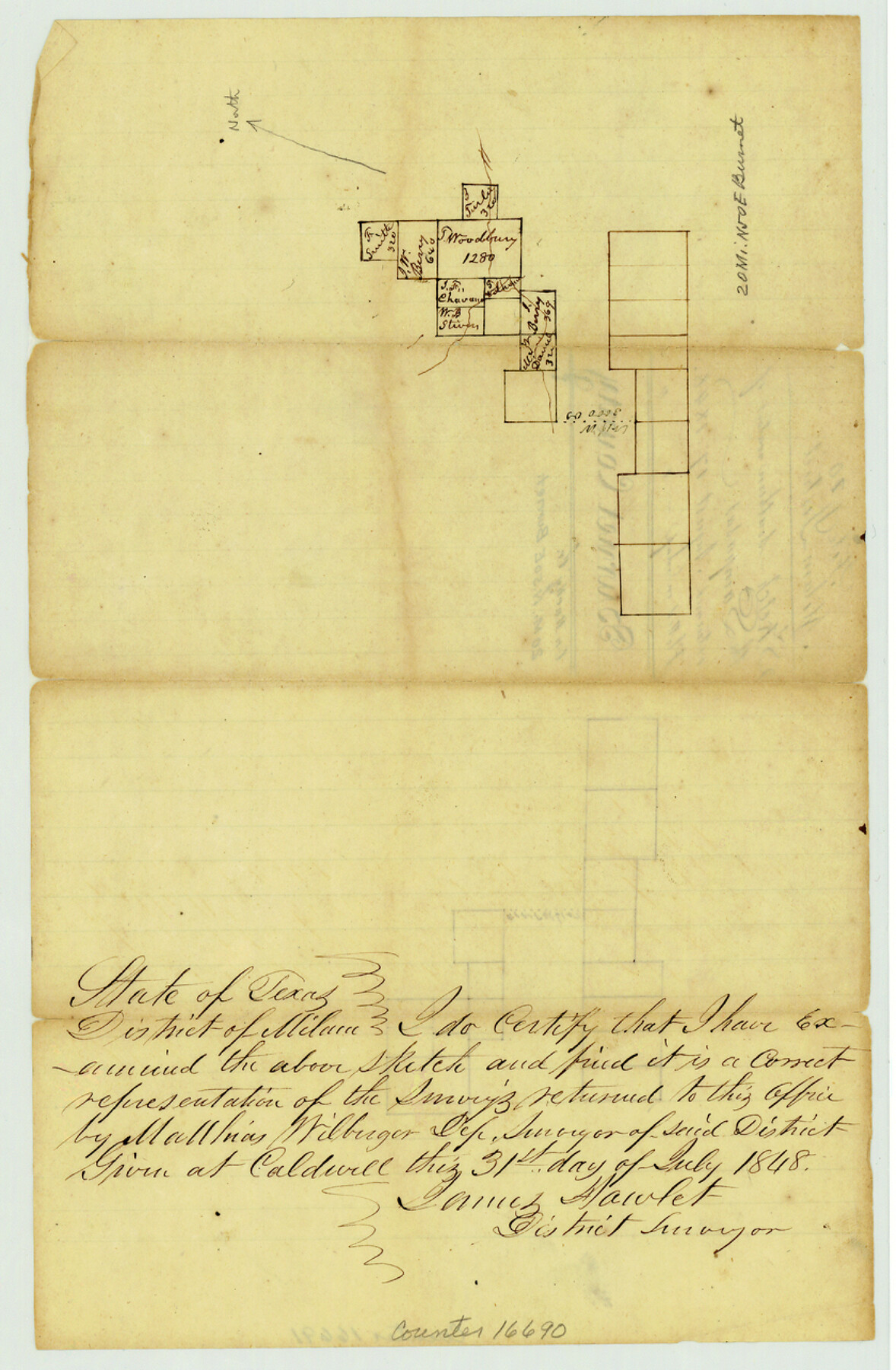 16690, Burnet County Sketch File 10, General Map Collection