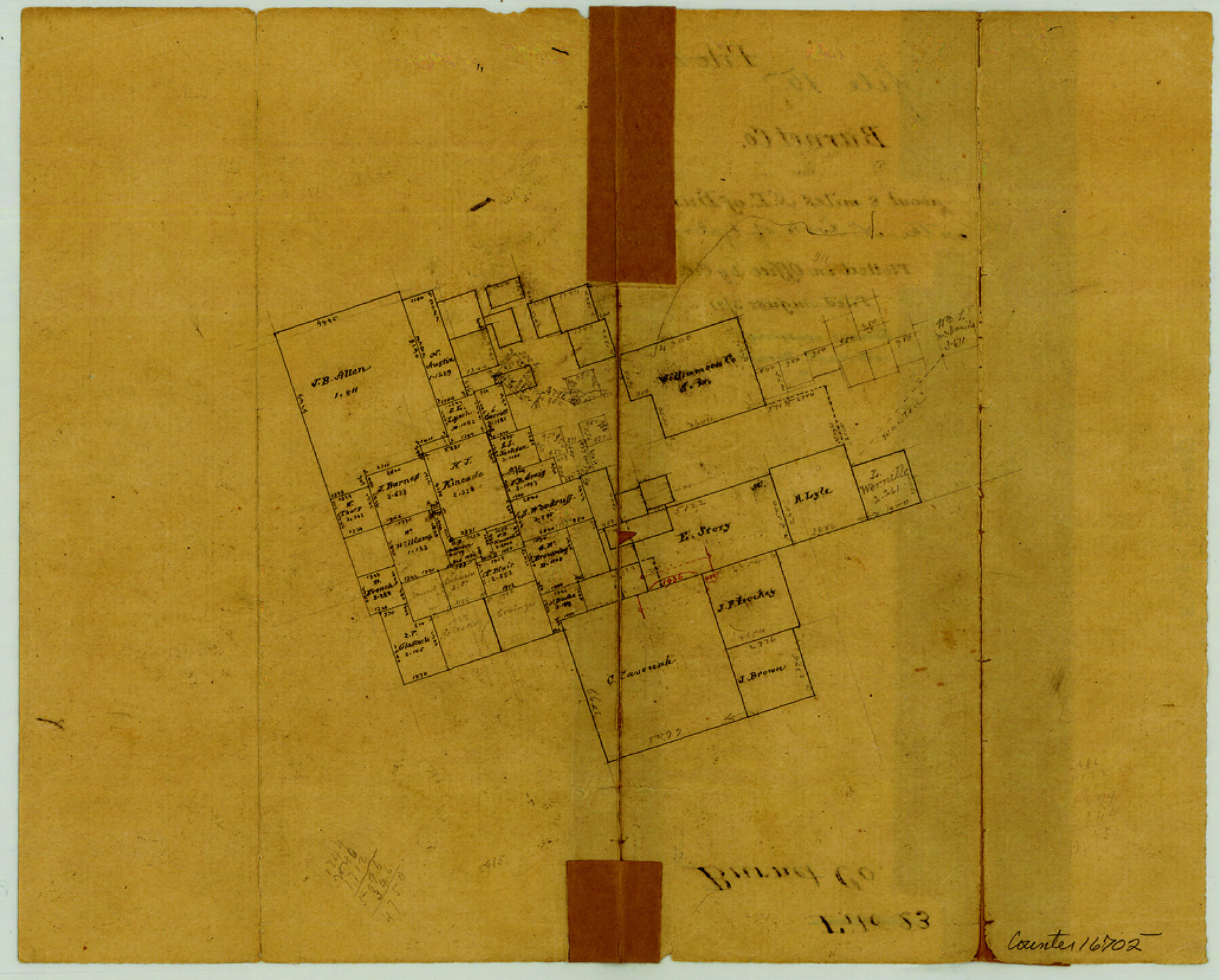 16702, Burnet County Sketch File 15, General Map Collection