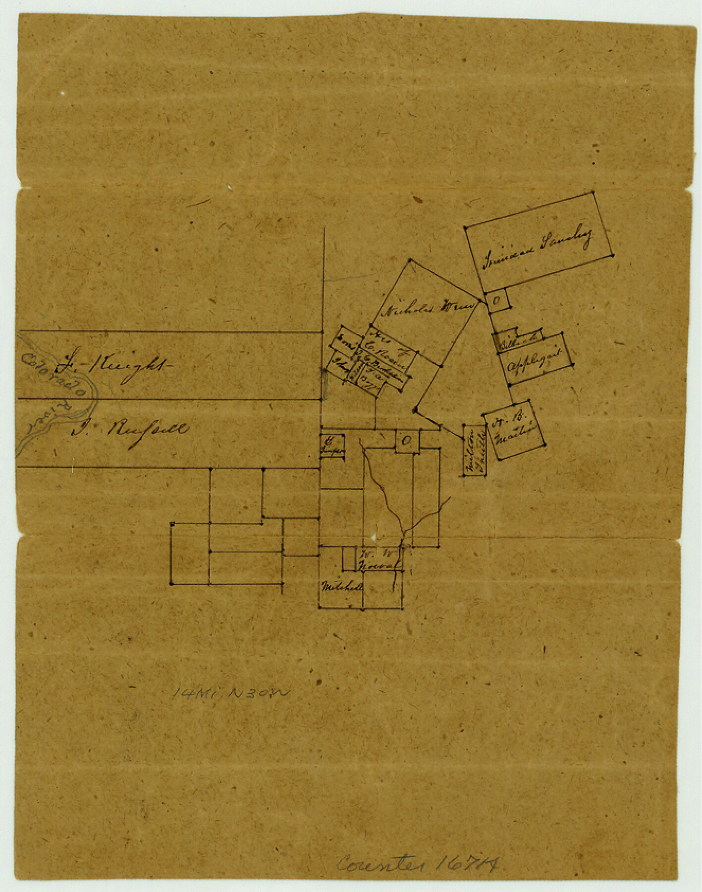 16714, Burnet County Sketch File 21, General Map Collection