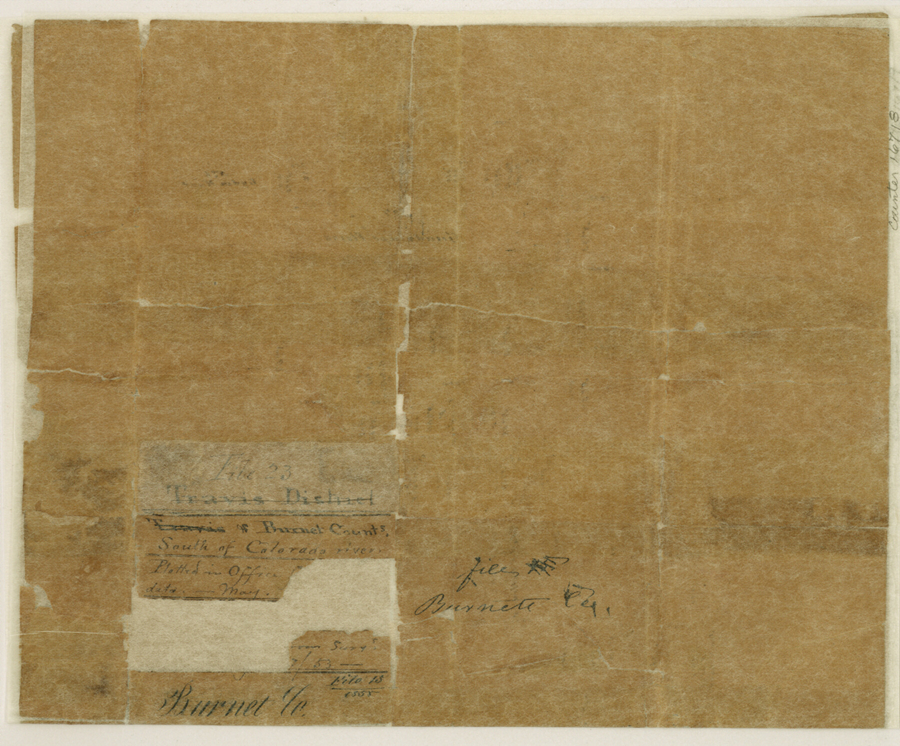 16718, Burnet County Sketch File 23, General Map Collection