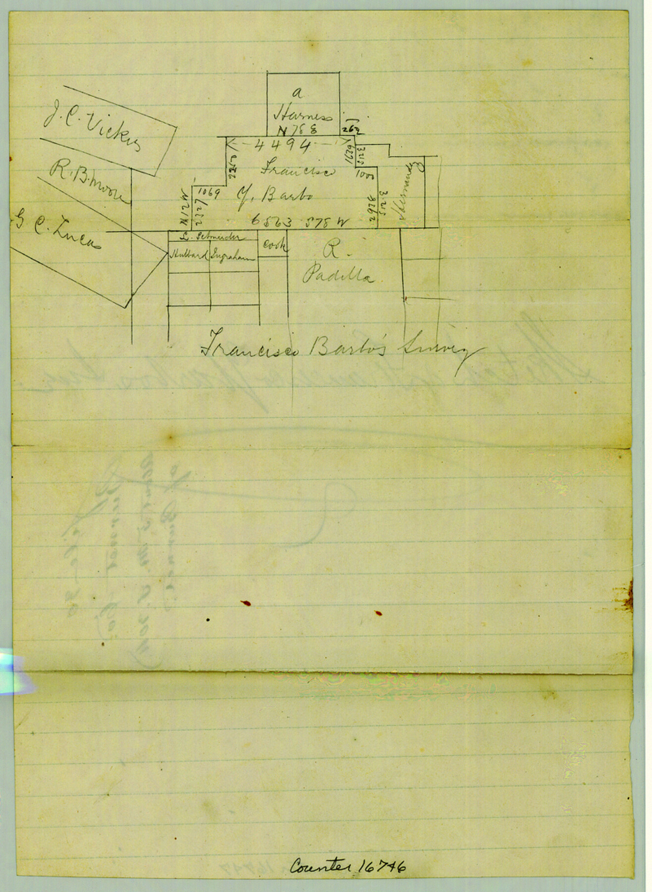 16746, Burnet County Sketch File 30, General Map Collection