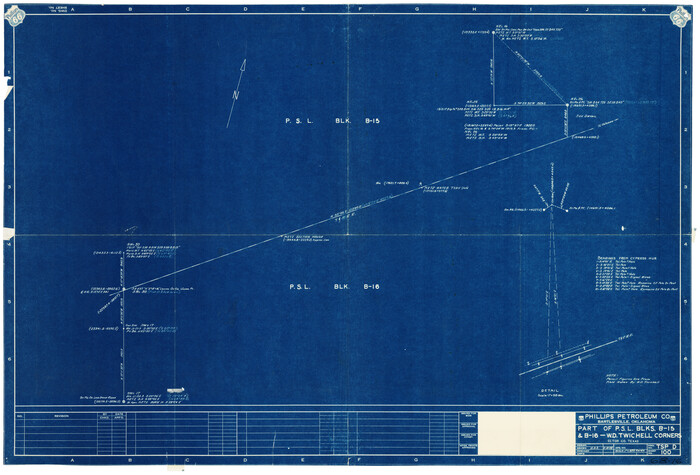90844, Part of P. S. L. Blks. B-15 & B-16 - W. D. Twichell Corners, Twichell Survey Records