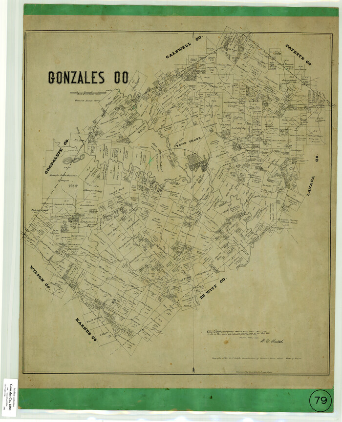 447, Gonzales County, Texas, Maddox Collection