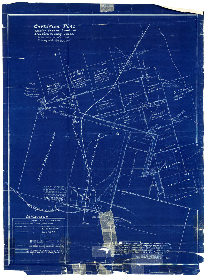 5087, Atascosa County Rolled Sketch 4, General Map Collection