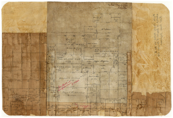 5124, Baylor County Rolled Sketch 8, General Map Collection