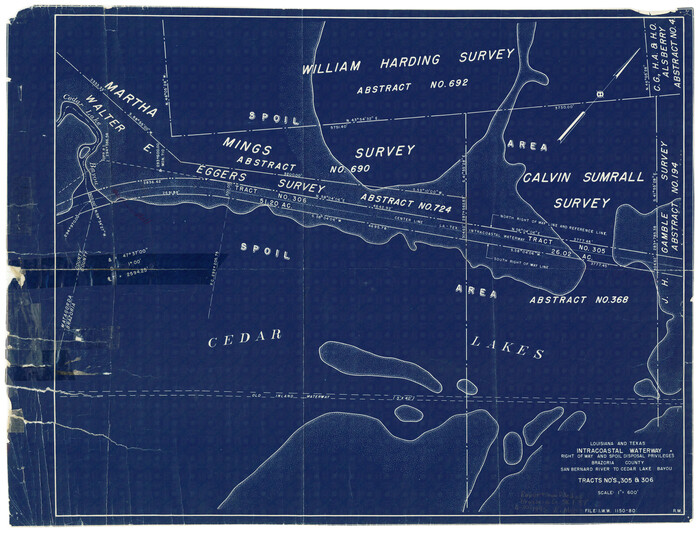 5168, Brazoria County Rolled Sketch 30, General Map Collection
