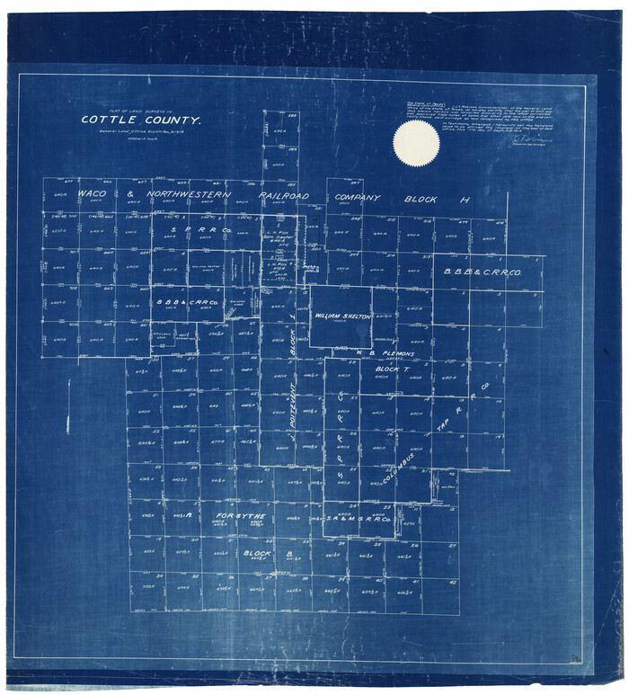 8675, Cottle County Rolled Sketch 7, General Map Collection