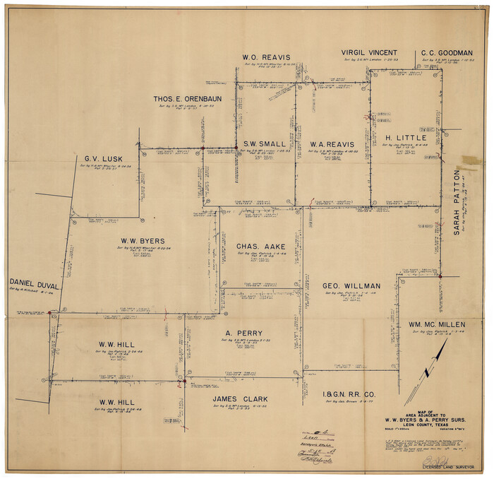 9426, Leon County Rolled Sketch 4, General Map Collection