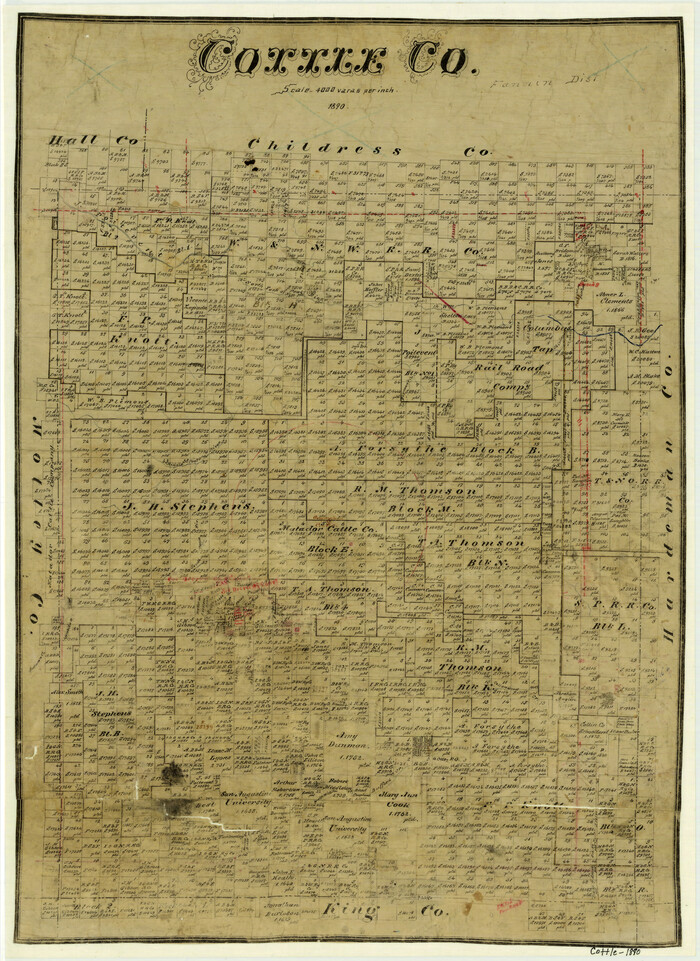 961, Cottle County, General Map Collection