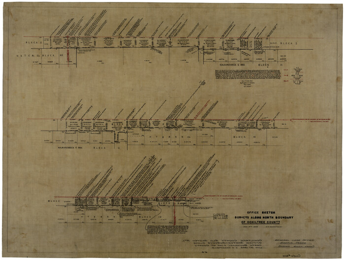 9655, Ochiltree County Rolled Sketch 1, General Map Collection