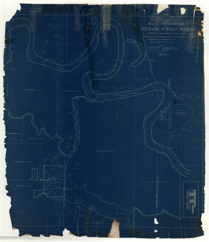 9841, Red River County Rolled Sketch 4, General Map Collection