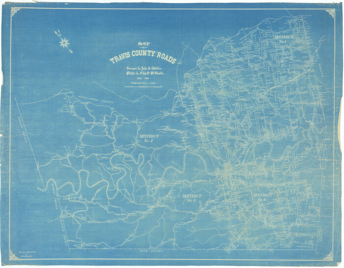 10009, Travis County Rolled Sketch 3, General Map Collection