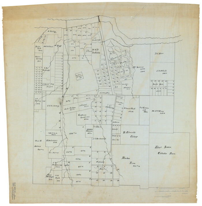 10010, Travis County Rolled Sketch 9, General Map Collection
