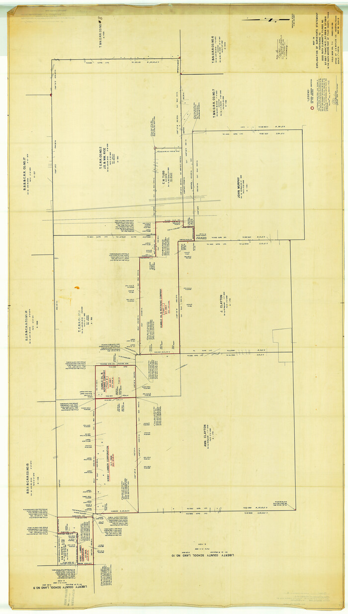 10029, Tyler County Rolled Sketch 6, General Map Collection