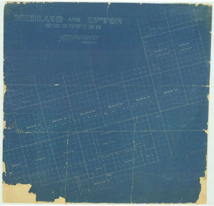 10035, Upton County Rolled Sketch 10 , General Map Collection
